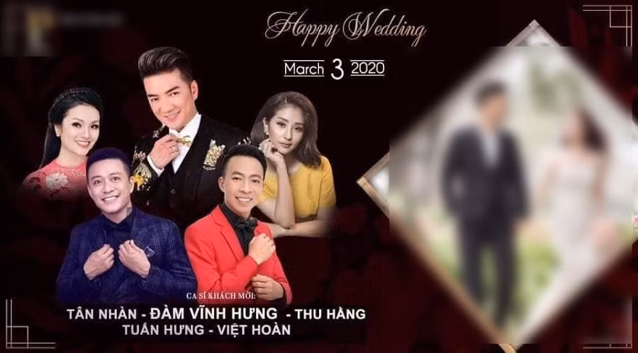Dam Vinh Hung, Tuan Hung buc xuc vi co ten trong show hat dam cuoi