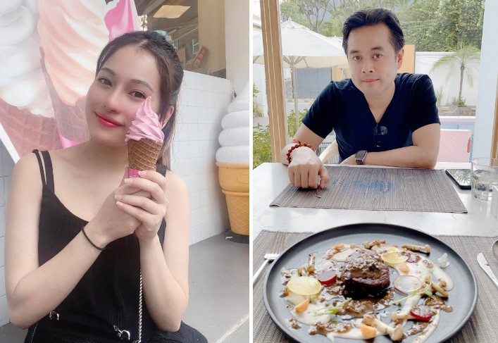 Sao Việt Dương Khắc Linh đưa bà xã kém 10 tuổi đi chơi cuối tuần. Bà xã anh - ca sĩ Sara Lưu hiện đang mang bầu song sinh.