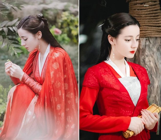 Mỹ nhân Tân Cương cuốn hút trong trang phục cổ trang sắc đỏ. Chẩm thượng thư là câu chuyện tình yêu 3 kiếp của hồ ly Phượng Cửu (Nhiệt Ba) và Đông Hoa Đế Quân (Cao Vỹ Quang). Cặp đôi đã từng gây sốt không kém Bạch Thiển (Dương Mịch) và Dạ Hoa (Triệu Hựu Đình) trong Tam sinh tam thế: Thập lý đào hoa. Vì vậy, nhà sản xuất đã quyết định làm thêm một bộ phim riêng về 2 nhân vật này.