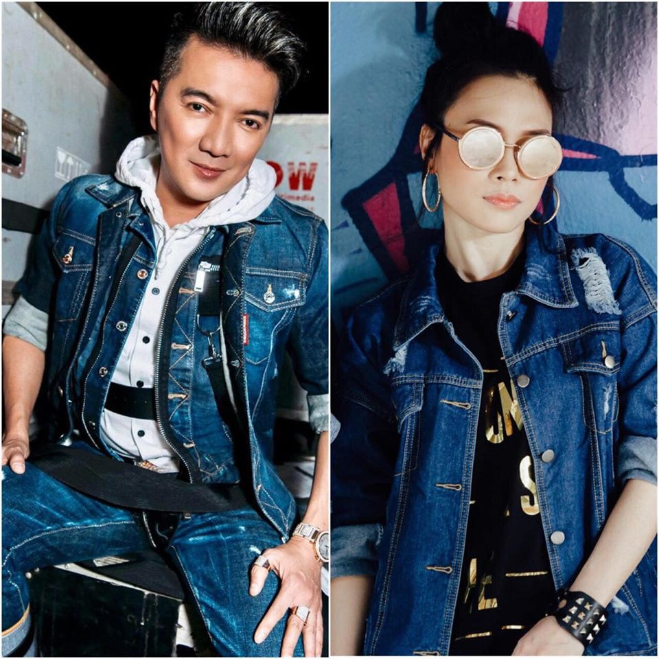 Giọng ca "Say tình" không quên gửi gắm tình cảm cho cô nàng "họa mi tóc nâu": "Dù Mỹ Tâm có chọn ai, yêu ai, lấy ai thì mãi mãi Đàm Vĩnh Hưng cũng chỉ yêu thương một mình em thôi".