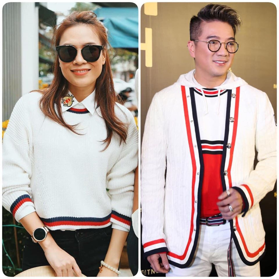 Những hình ảnh đồng điệu của cặp đôi được fan "khai quật", lan truyền trên mạng xã hội.