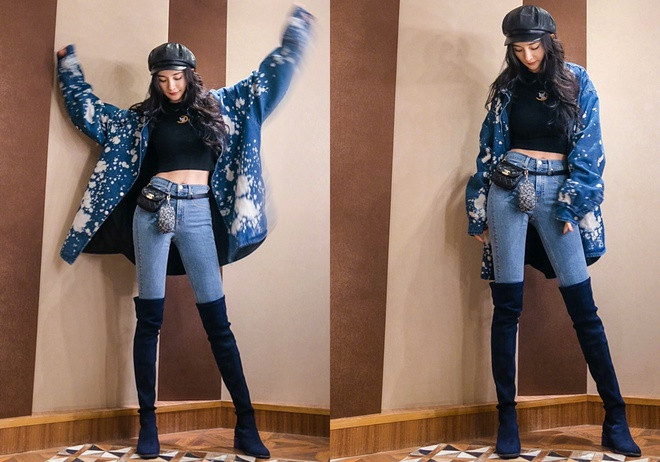 Từ ngày ly hôn Lưu Khải Uy, mỹ nhân 34 tuổi được nhận xét ngày càng trẻ trung. Bà mẹ một con thường gắn với phong cách trẻ thiếu nữ, kèm theo đó là mốt giấu quần, hoặc những items khoe triệt để đôi chân thon gọn.