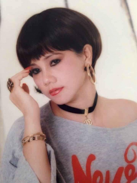 Còn đây là hình chụp của "Nữ hoàng cát-xê" cách đây 20 năm. Khi ấy, Ngọc Ánh đội tóc giả mua ở Hàn Quốc năm 1994. Hình ảnh này của nữ ca sĩ rất được yêu thích nên sau đó cô đã sử dụng quay và chụp hình rất nhiều.