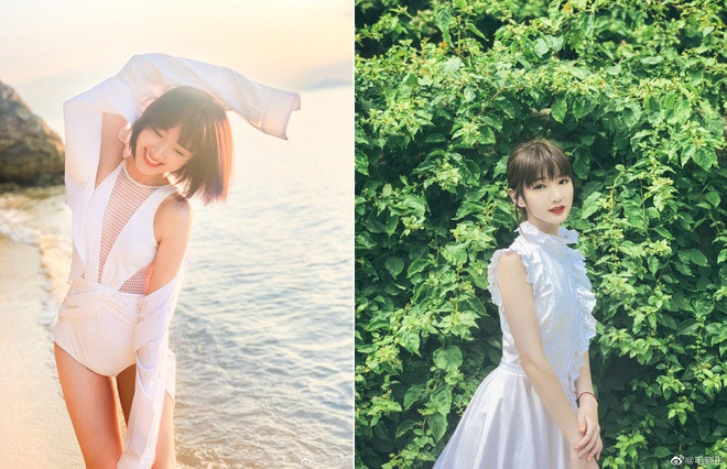 Không chỉ có chuyện gia đình đáng buồn, chuyện tình yêu của Mao Hiểu Đồng cũng không suôn sẻ. Người đẹp từng có mối tình tốn nhiều giấy mực với nam diễn viên Trần Tường. Cả hai hẹn hò sau khi cùng tham gia bộ phim Thần điêu đại hiệp (2014). Tuy nhiên sau 2 năm, cặp sao tuyên bố chia tay trong hòa bình. Ảnh: On.