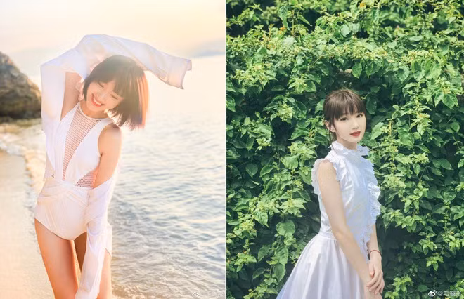 Không chỉ có chuyện gia đình đáng buồn, chuyện tình yêu của Mao Hiểu Đồng cũng không suôn sẻ. Người đẹp từng có mối tình tốn nhiều giấy mực với nam diễn viên Trần Tường. Cả hai hẹn hò sau khi cùng tham gia bộ phim Thần điêu đại hiệp (2014). Tuy nhiên sau 2 năm, cặp sao tuyên bố chia tay trong hòa bình. Ảnh: On.