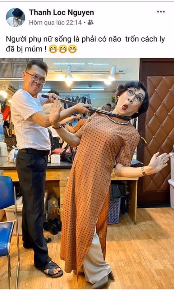 NSUT Thanh Loc hai huoc phe phan co gai tron cach ly gay sot-Hinh-2