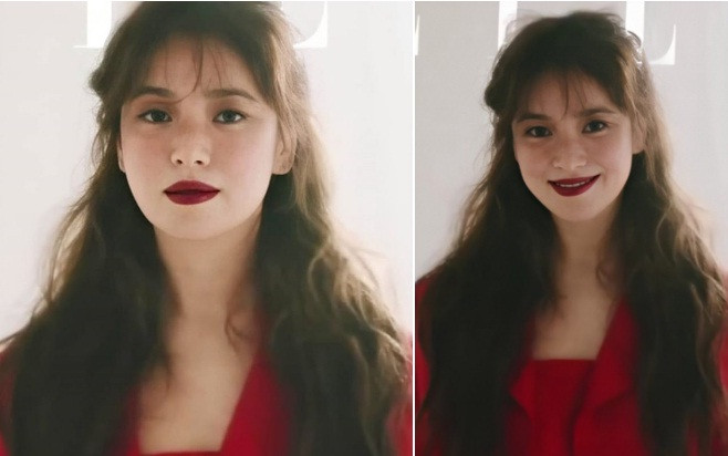 Song Hye Kyo bi che kem sac, gia chat tren tap chi