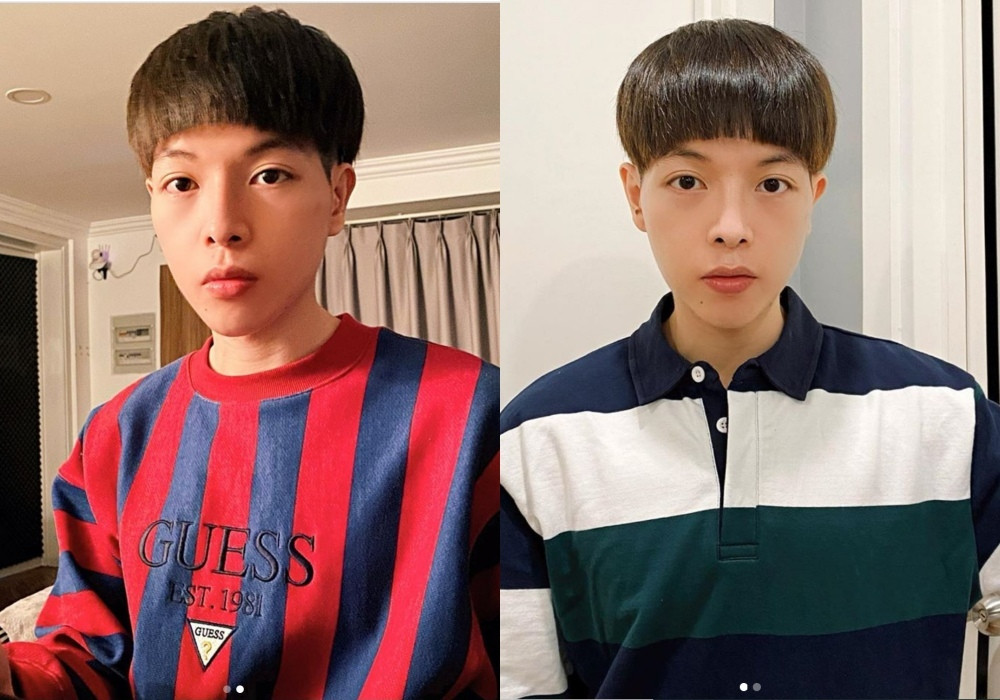 Đức Phúc dí dỏm khoe kiểu mái ngố vừa cắt. Nam ca sĩ cho biết anh đang bắt chước kiểu tóc của nhân vật Choi Teak trong bộ phim đình đám “Reply 1988” do Park Bo Gum thủ vai.