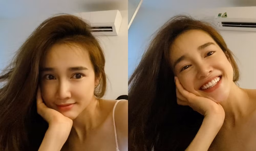 Nhã Phương đăng ảnh mặt mộc, khoe làn da không tì vết và chia sẻ: “Đây là bộ dạng cố gắng tươi của mẹ bỉm bị mất ngủ mấy ngày nay, làm sao để ngủ ngon đây cả nhà ơi?”. Người hâm mộ không ngừng xuýt xoa trước nhan sắc của bà xã Trường Giang: “Mất ngủ sao xinh quá vậy chị?”, “Chị tươi như hoa nhìn chẳng giống mất ngủ tí nào”…