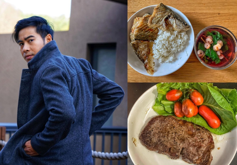 Thanh Bình đăng tải hình ảnh của những món ăn bắt mắt do anh tự nấu trong thời gian ở nhà nghỉ dịch. Nam diễn viên cũng chia sẻ: “Mấy tháng nay dịch bệnh, vì Bình còn phải làm dứt điểm một số việc nên không thể gặp Louis, mặc dù Bình nhớ con lắm...”.