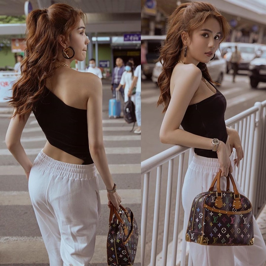 Được biết, thời điểm gần nhất, vòng eo của người đẹp Trà Vinh chỉ còn 53cm.