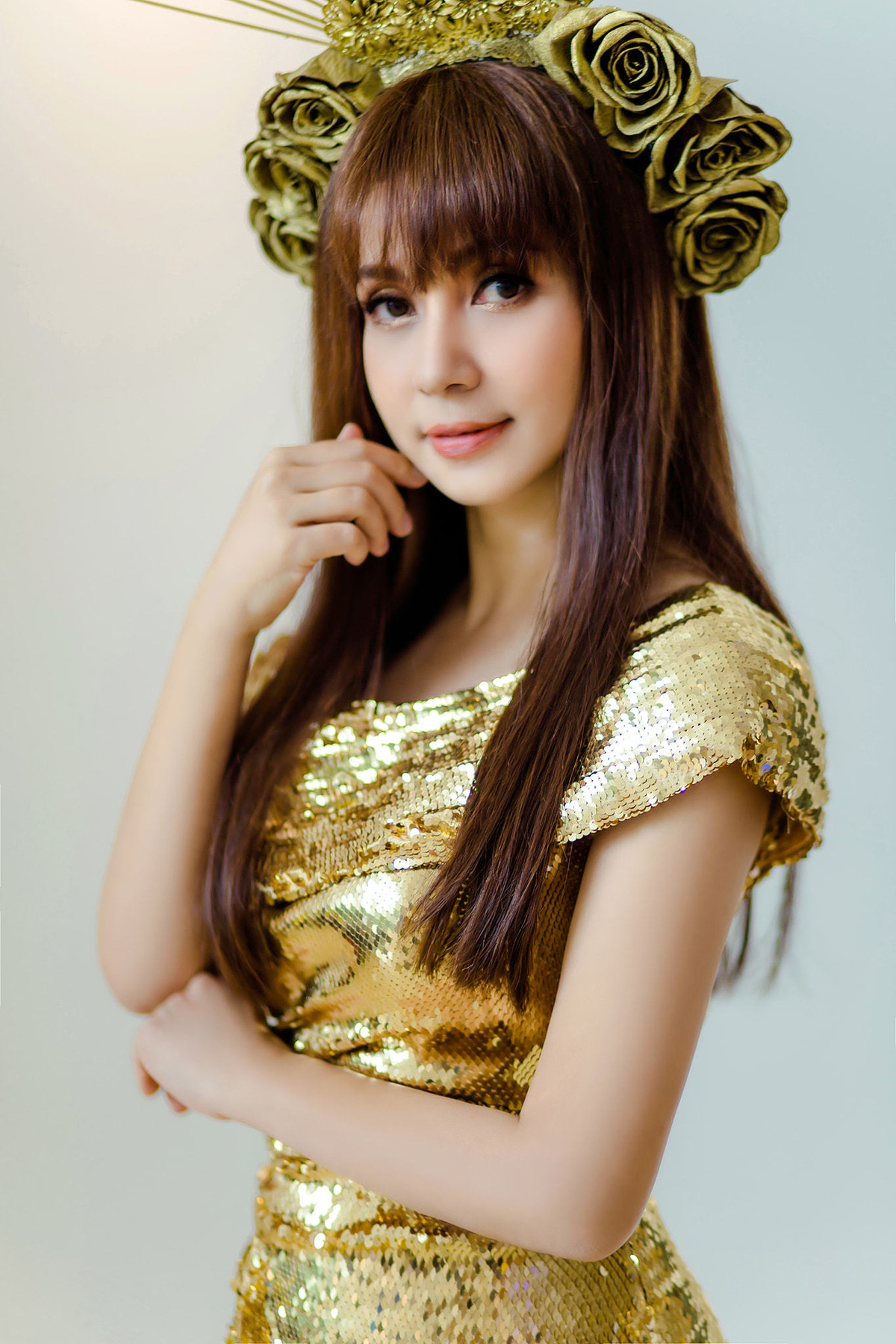 Nét đẹp vượt thời gian của Việt Trinh khiến cho nhiều cô gái trẻ cũng phải ghen tị.