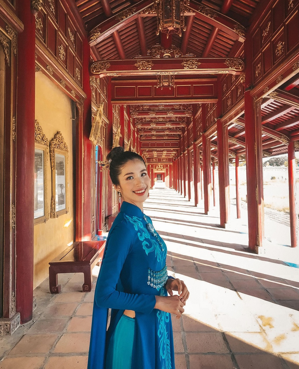 Như Quỳnh cao 1,7 m, có kinh nghiệm làm người mẫu ảnh từ hai năm trước.