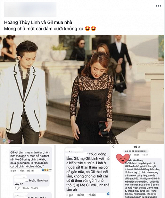 Ro tin Hoang Thuy Linh - Gil Le mua nha chuan bi 