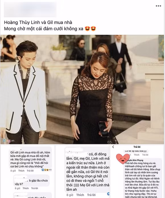 Ro tin Hoang Thuy Linh - Gil Le mua nha chuan bi 