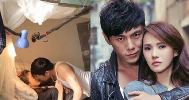  Tần Hạo - Y Năng Tịnh: Ở bộ phim Tôi là nữ vương, tài tử họ Tần có một số cảnh mặn nồng với &#34;ngọc nữ&#34; xứ Hàn Song Hye Kyo. Lúc quay phim, nam diễn viên khá căng thẳng bởi vợ anh - Y Năng Tịnh - là đạo diễn, trực tiếp chỉ đạo, hướng dẫn thực hiện phân đoạn đó. Để chồng nhập vai tốt hơn, cô dặn dò anh phải tạo tư thế tự nhiên như thế nào khi tương tác cùng bạn diễn. Sau đó, Y Năng Tịnh tránh mặt nhằm giảm bớt áp lực cho Tần Hạo.