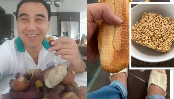 Những bữa ăn yêu thích của Quyền Linh rất đơn giản, đôi khi chỉ là khoai luộc, bánh mì hoặc mì tôm, nhưng với anh nó "ngon tuyệt vời". Hình ảnh quá đỗi bình dân của một ngôi sao hàng đầu showbiz Việt khiến nhiều người không khỏi xúc động.