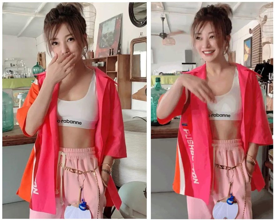 Mới đây, loạt ảnh "Én nhỏ" Triệu Vy trẻ trung, xinh đẹp cùng thân hình mảnh mai bất ngờ nhận được nhiều chú ý trên mạng xã hội. Trong những hình ảnh được đăng tải, "Tiểu Yến Tử" mặc trang phục thể thao khoe eo thon, mái tóc búi cao, khoe nụ cười tự tin, rạng rỡ.