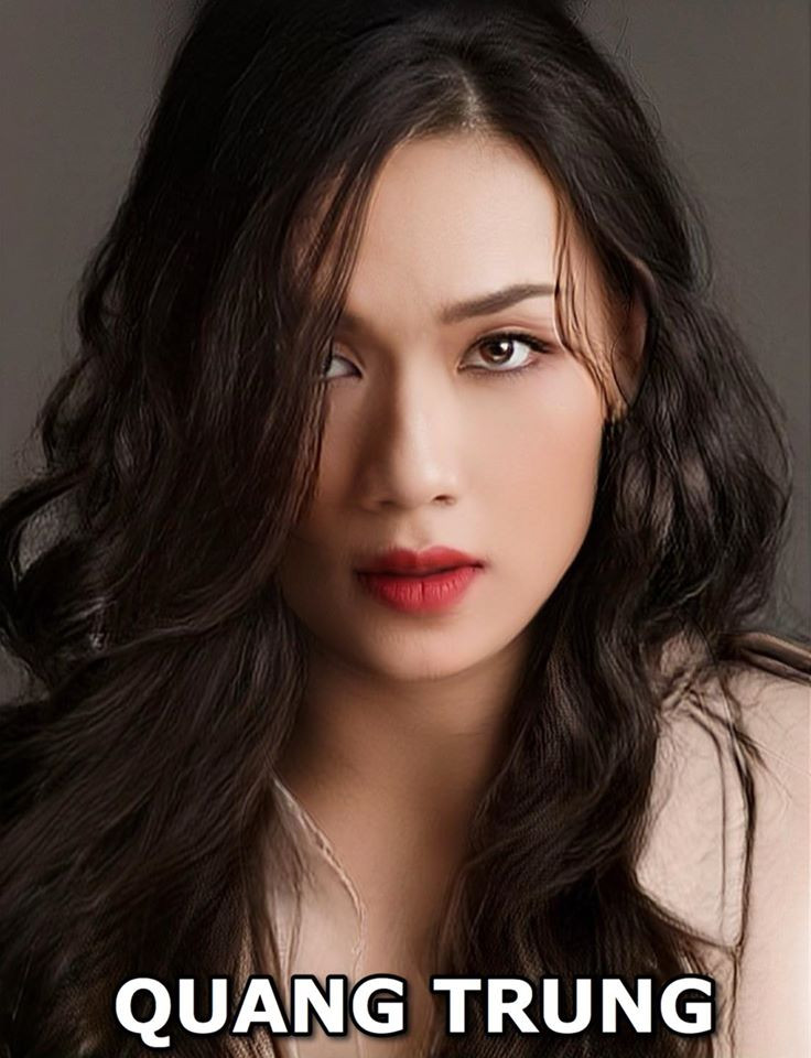 Quang Trung cũng được khen xinh đẹp khi dùng "app chuyển giới".