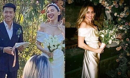 Soi vay cuoi gia 8.600 USD Toc Tien mac trong hon le