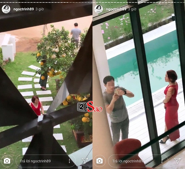 Có người thậm chí ngồi trong sân để chụp hình "sống ảo".