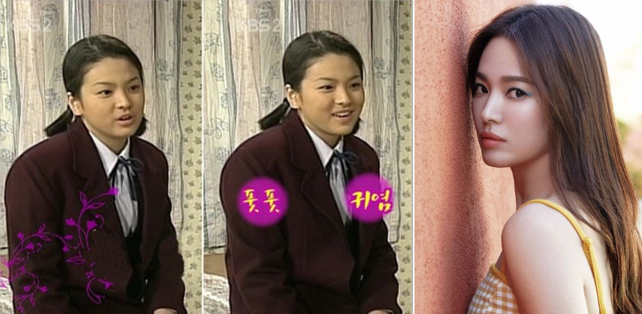 Song Hye Kyo: Ít người biết rằng Song Hye Kyo cũng từng góp mặt trong Mối tình đầu. Thời điểm đó, nữ diễn viên vừa tròn 15 tuổi, vào vai nữ sinh trung học do Hiếu Kiêng dạy kèm. 24 năm trôi qua, Song Hye Kyo đã trở thành một trong những minh tinh hàng đầu xứ sở kim chi. Dù vướng vào nhiều lùm xùm về đời tư, khán giả vẫn luôn công nhận cô là một trong những diễn viên xinh đẹp nhất ngành giải trí, là "quốc bảo nhan sắc" của nước này. Xem video "Song Hye Kyo lên tiếng chuyện ly hôn Song Joong Ki". Nguồn VTC