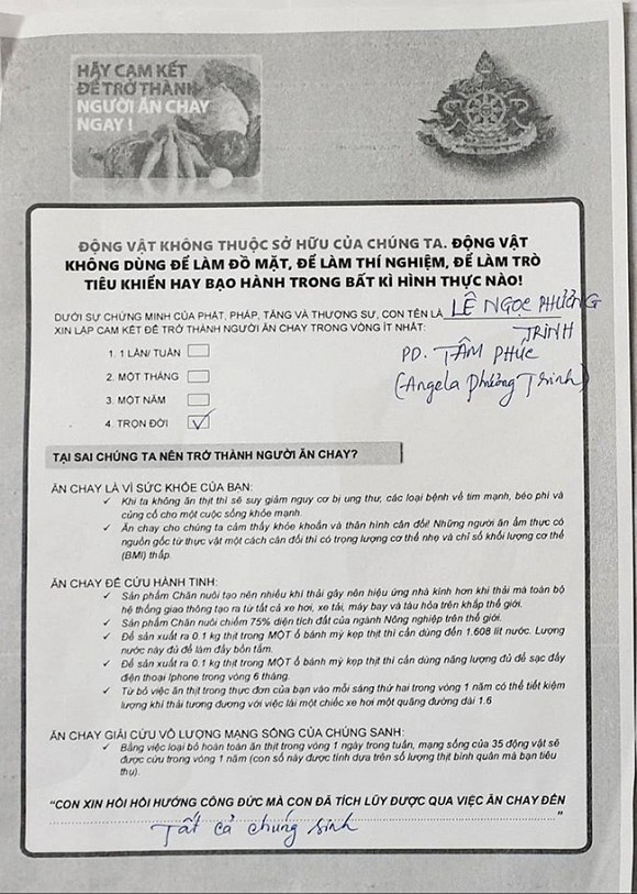 Angela Phuong Trinh bat ngo tuyen bo an chay tron doi