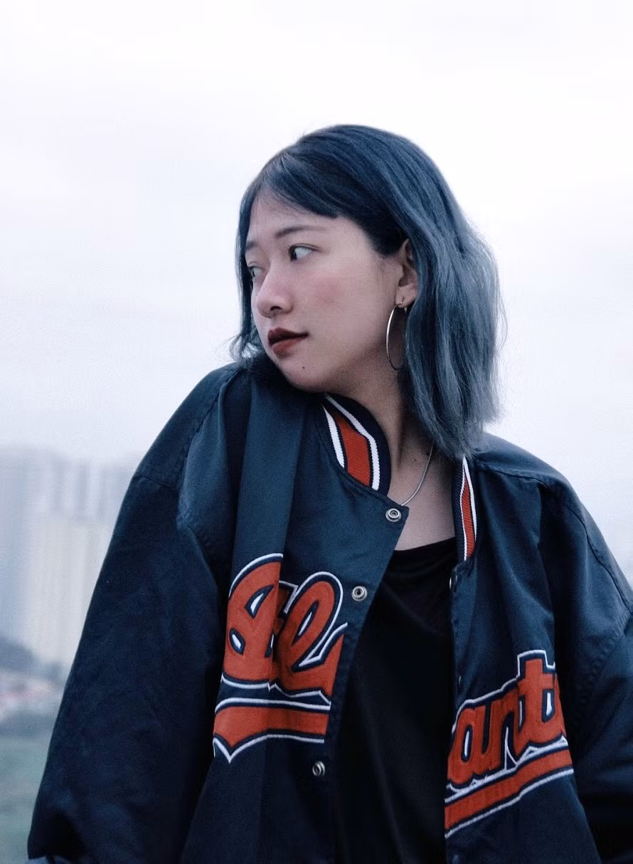 Nữ sinh nói: "Tôi không chỉ hâm mộ vẻ đẹp, trí tuệ của chị, mà còn thích sự vui vẻ, chân thật chị ấy thể hiện qua những bài phỏng vấn". Ảnh: NVCC.