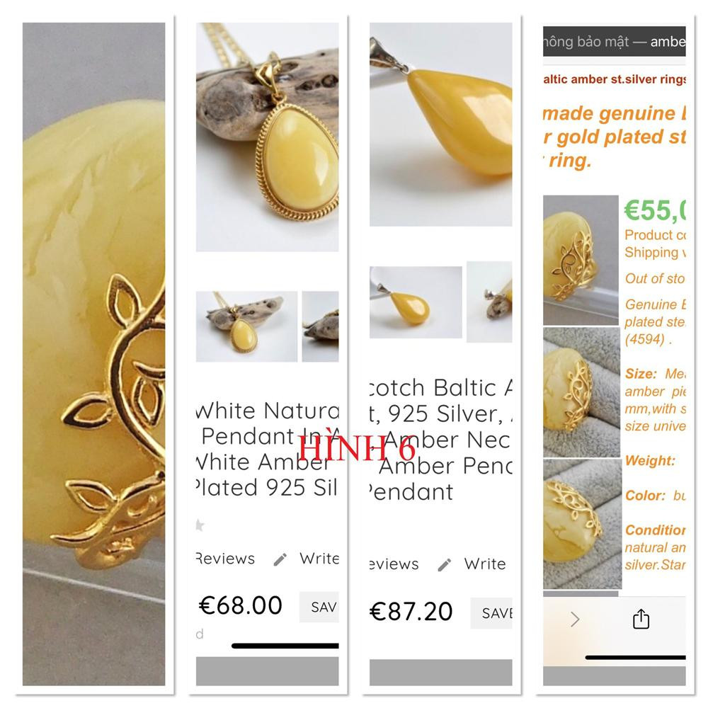 Những viên tương tự nhập khẩu từ Ba Lan với cùng màu, cùng cỡ cũng chỉ có giá dao động từ 55 đến 90 Euro (1,4 - 2,3 triệu đồng).