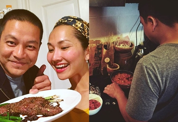 Công việc nấu ăn hàng ngày do Kim Hiền đảm nhận, tuy nhiên, ông xã cô cũng không ngại ngần sắn tay lao vào bếp, đặc biệt là mỗi dịp lễ tết. Nữ diễn viên không ít lần khoe niềm hạnh phúc được ông xã nấu ăn cho.