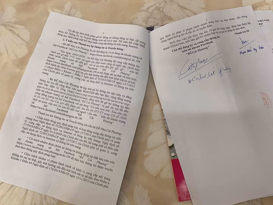 Sau Ngo Thanh Van, Cat Phuong bi phat vi thong tin sai dich Corona-Hinh-3