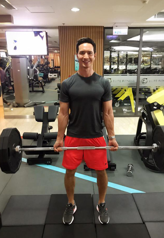 Để có được vóc dáng đẹp như vậy, Kim Lý chia sẻ mỗi ngày anh đều dành khoảng 30 phút đến 1 giờ cho việc tập luyện thể thao.