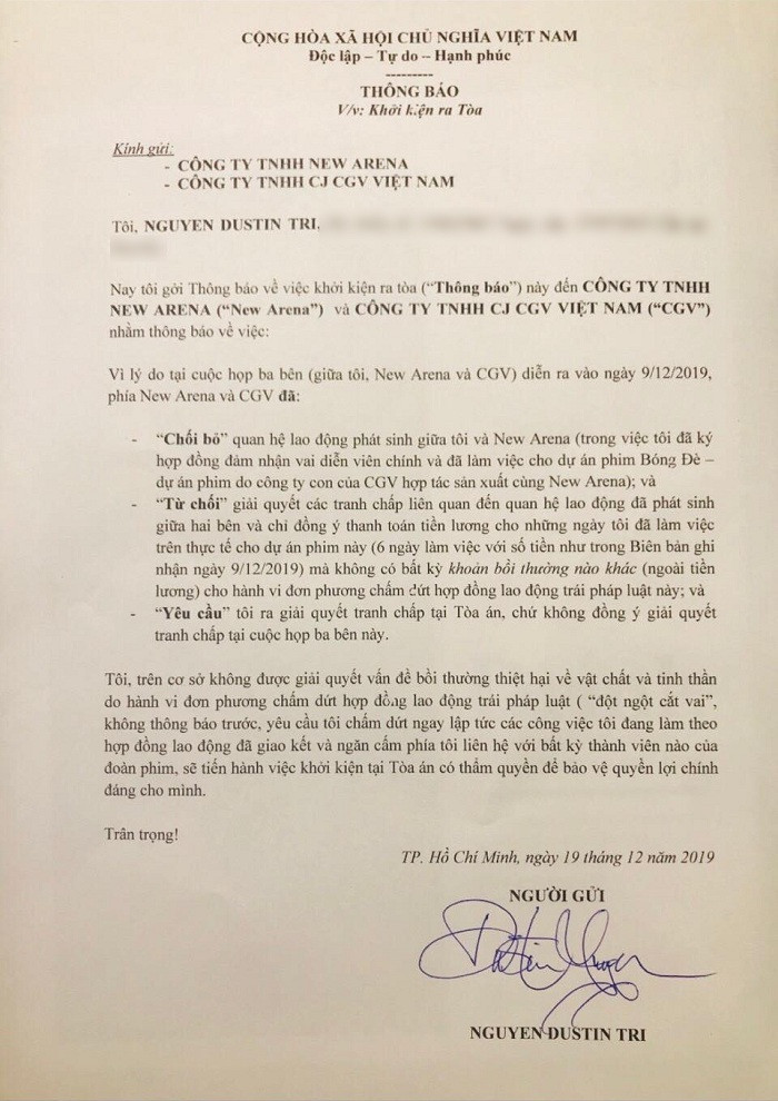 Dustin Nguyen kien NSX phim 