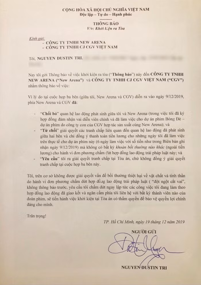 Dustin Nguyen kien NSX phim 