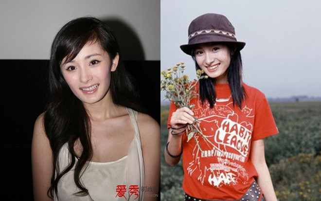 Dương Mịch là sao nhí, "ăn cơm nghệ thuật" từ khi còn nhỏ, vì vậy không hiếm những hình ảnh khi nữ diễn viên còn trẻ. Năm 2004, Dương Mịch 17 tuổi, gương mặt trẻ trung, đáng yêu với phần cằm vuông. Sau đó, phần xương quai hàm của Dương Mịch trở nên thon gọn hơn khiến cô vướng nghi vấn phẫu thuật thẩm mỹ.