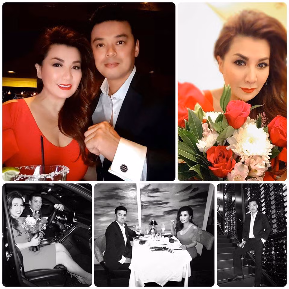 "Hôm nay mới là ngày Valentine của chàng và nàng vì hôm lễ tình nhân chàng phải làm tài xế chở nàng đi hát rồi làm tài xế cho con nàng. Đừng hỏi chúng ta sẽ ở bên nhau bao lâu mà chỉ nên hỏi là em có hạnh phúc trong lúc này không?", Trizzie Phương Trinh viết đính kèm những hình ảnh cả hai đi ăn hậu Valentine.