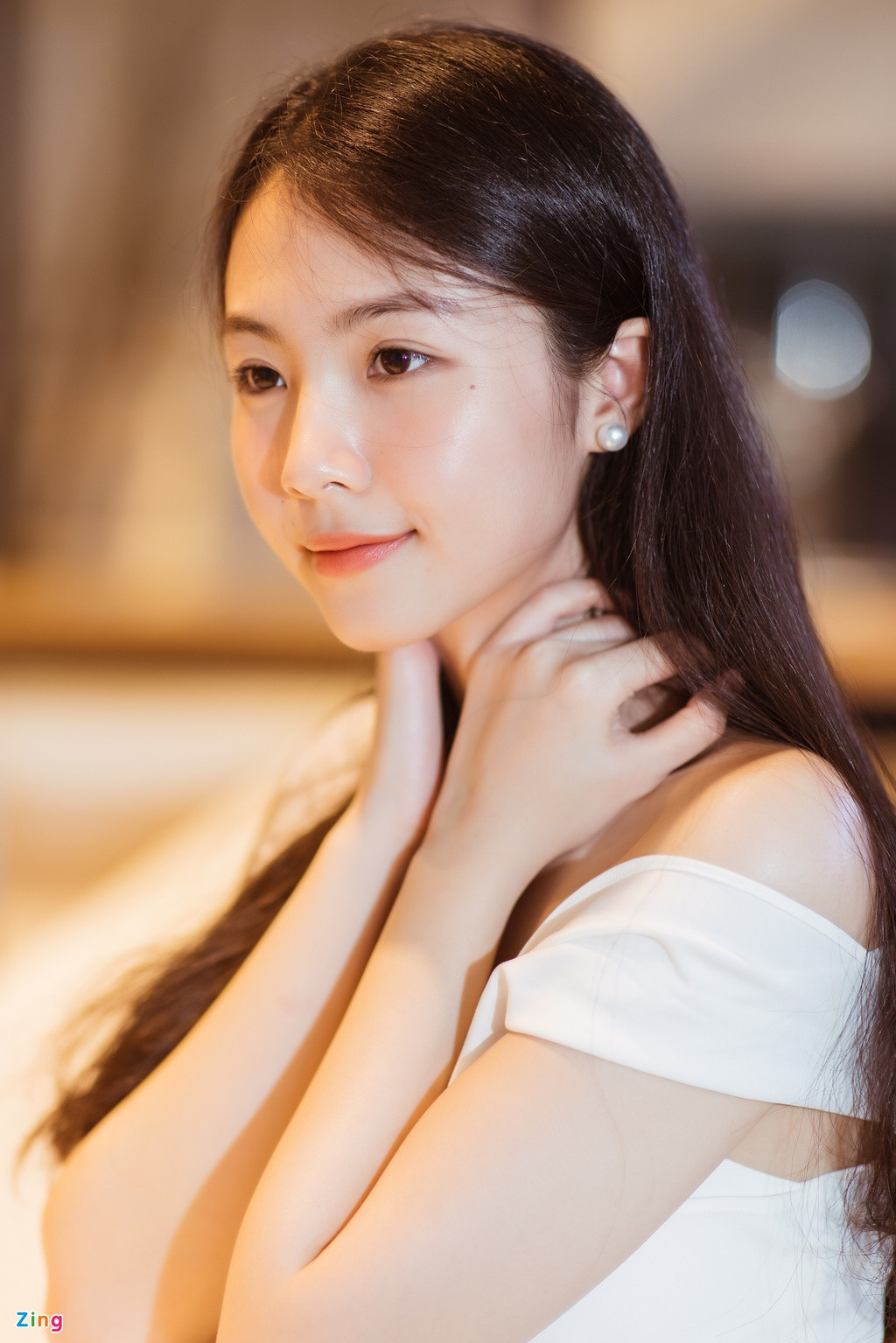 "Tôi nhận thấy dàn thí sinh năm nay hội tụ nhiều gương mặt triển vọng. Các bạn đều rất xinh đẹp, tài năng. Tôi nghĩ đây vừa là thách thức, vừa là động lực để mình cố gắng".