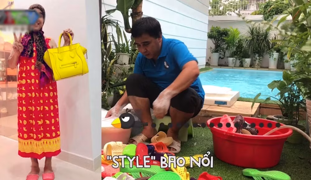 Anh rất tự hào về bộ sưu tập của mình. Đặc biệt, nam MC thích diện màu dép ton-sur-ton với trang phục của mình mỗi khi xuất hiện.