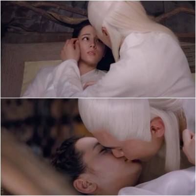 Mới đây, ê-kíp sản xuất của Chẩm thượng thư đã tung ra phân đoạn động phòng của Phượng Cửu và Đông Hoa Đế Quân. Dù phân cảnh này có thời lượng khá ngắn nhưng cũng đủ làm khán giả quan tâm. Địch Lệ Nhiệt Ba và bạn diễn Cao Vỹ Quang đã thể hiện phân đoạn này rất thành công khi trao cho nhau ánh mắt tình tứ. Sau nhiều biến cố, trắc trở, cuối cùng Phượng Cửu và Đông Hoa cũng nhận ra tình cảm của nhau. Theo nguyên tác, cả hai có chung với nhau một cậu con trai, tên là Bạch Cổn Cổn.