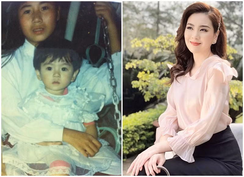 MC Mai Ngọc cũng lưu giữ vài tấm ảnh dễ thương, bụ bẫm lúc nhỏ. Hiện tại, Mai Ngọc được khán giả nhận xét là một trong những BTV xinh và dáng đẹp nhất nhì VTV.