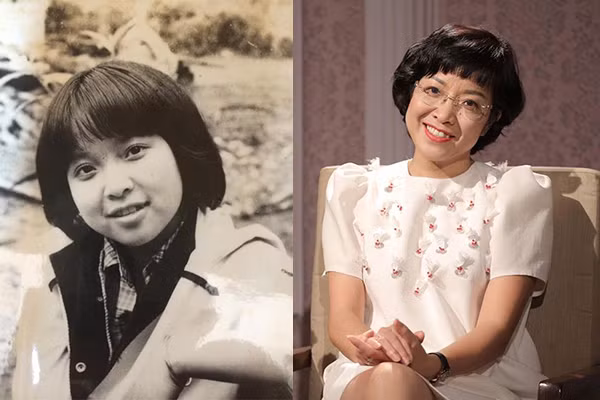 MC Thảo Vân khoe vẻ đẹp trong sáng thời niên thiếu. Theo thời gian, đường nét trên gương mặt Thảo Vân có thể thay đổi ít nhiều nhưng nụ cười tươi tắn với chiếc răng khểnh làm duyên khiến gương mặt luôn rạng rỡ thì không.