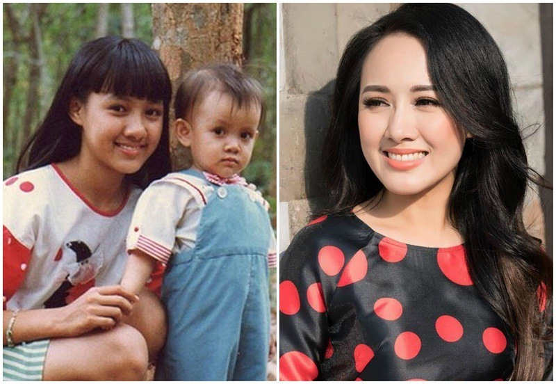 Ít ai biết, nhờ vẻ ngoài mũm mĩm đáng yêu ấy mà Hoài Anh từng nhiều lần được mời chụp ảnh lịch - một kỷ niệm "oách" không phải ai cũng có. Ngoài Hoài Anh, nhiều ảnh thời ấu thơ của MC Việt gây thích thú.