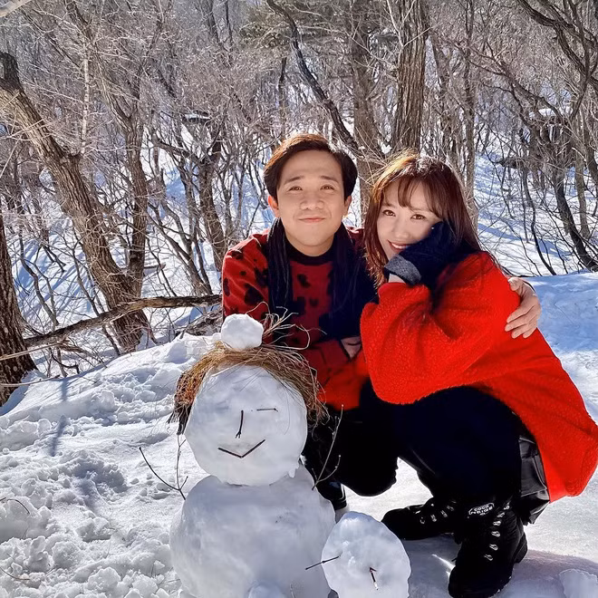 Hari Won khoe anh cuc tinh tai Han, chuc mung sinh nhat Tran Thanh