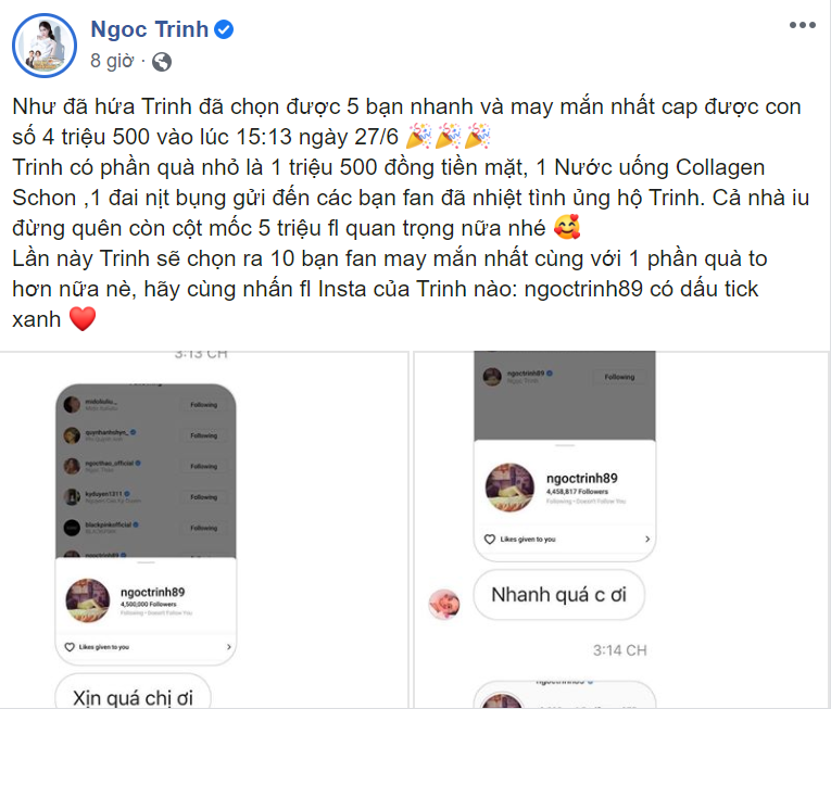 Manh khoe giup Ngoc Trinh but pha, “vuot mat” Chi Pu tren Instagram-Hinh-3