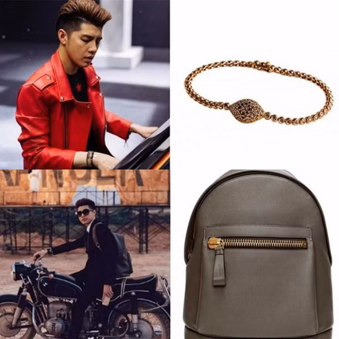 Vòng tay có giá hơn 130 triệu cùng chiếc balo hơn 70 triệu đồng.