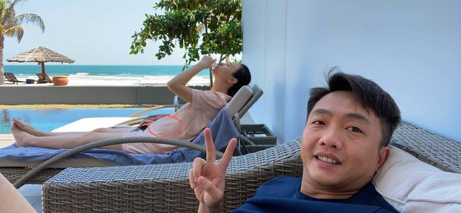 Cuong Do La dang anh Dam Thu Trang vong 2 lum lum, fan ran ran chuc mung