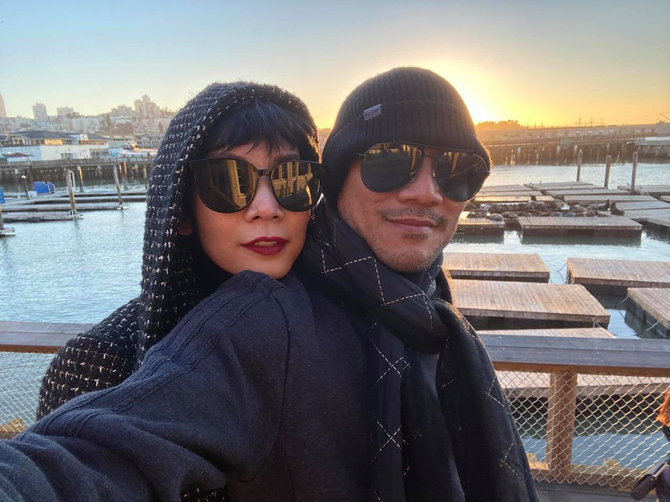 Xuân Lan khóa môi chồng Việt kiều khi hưởng tuần trăng mật ở Mỹ Xuan Lan khoa moi chong Viet kieu khi huong tuan trang mat o My