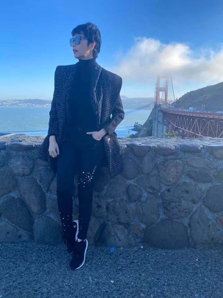 Hình ảnh Xuân Lan tràn đầy hạnh phúc sau khi tái hôn với chồng Việt kiều.