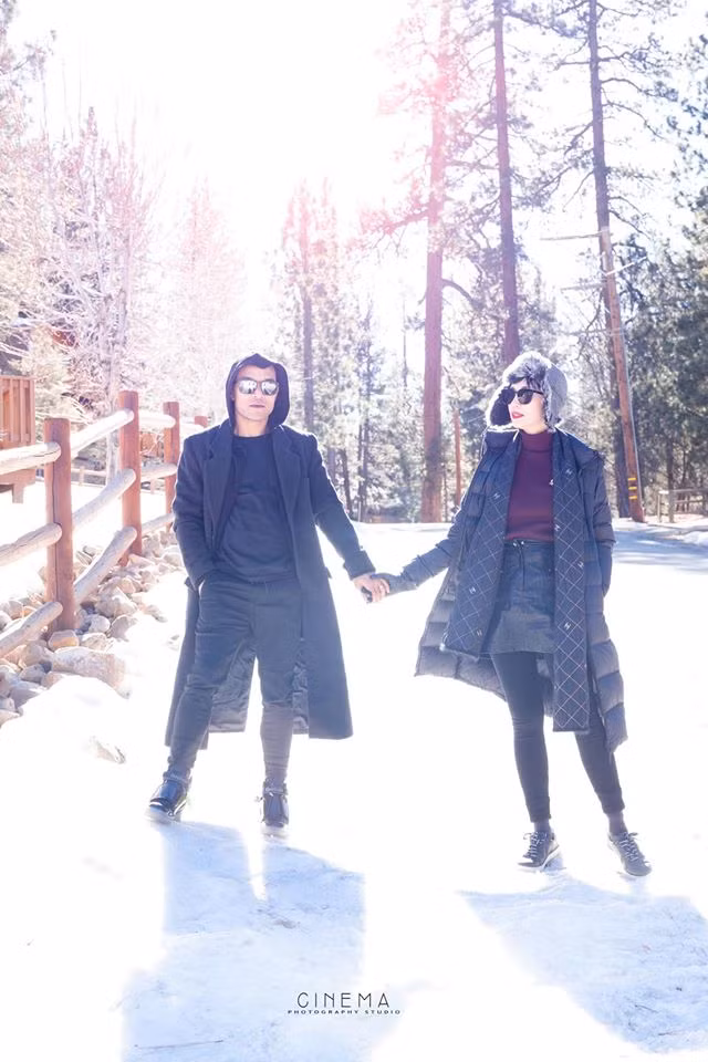 Ngày vui của cả hai có sự góp mặt của nhiều ngôi sao hải ngoại như: nghệ sĩ Việt Hương, nghệ sĩ Hồng Đào, Hoài Tâm...