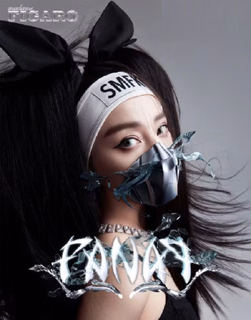 Lúc này, việc diễn tả cảm xúc qua ánh mắt trở thành trợ thủ đắc lực của Phạm Băng Băng. Ảnh: Madame Figaro.